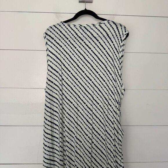 Harper 241 Women’s 3X White Patterned Stretchy Dress Plus Size - Picture 6 of 8
